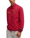 Hugo Boss Boss X Nfl X Nfl Otto Jacket In Open Pink