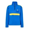 Hugo Boss Boss X Nfl Fumble Mixed Media Quarter Zip Pullover In Multi