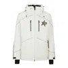 Hugo Boss Boss X Perfect Moment Hooded Down Ski Jacket With Special Branding In White