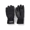 HUGO BOSS X PERFECT MOMENT MIXED-MATERIAL SKI GLOVES WITH LEATHER