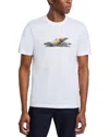 Hugo Boss X Porsche C-thompson Crewneck Graphic Tee In Natural