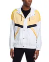Hugo Boss Porsche X Boss Water-repellent Jacket With Colour-blocking In Medium Yellow