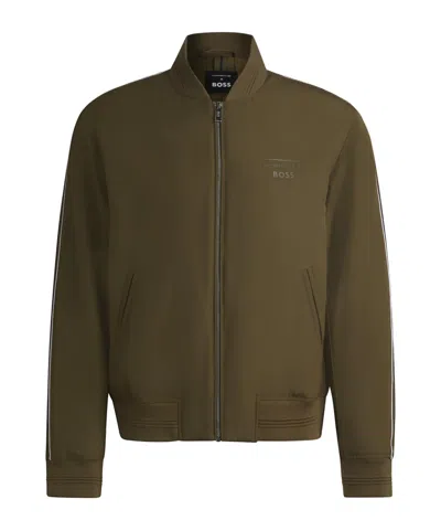 Hugo Boss X Porsche Piped-trim Bomber Jacket