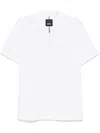 Hugo Boss X Porsche Rubberized-logo Polo Shirt In White