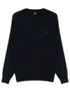 Hugo Boss X Porsche Wool Sweater In Blue
