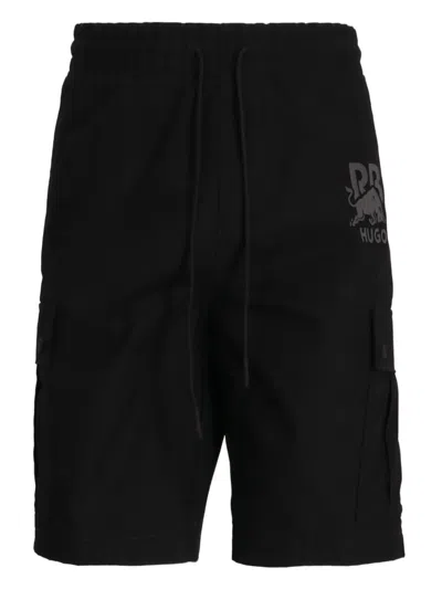 Hugo Boss X Racing Bulls Track Shorts In Black