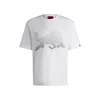 Hugo Boss X Rb Printed Cotton T-shirt In White