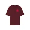 Hugo Boss X Rb Cotton T-shirt With Bull-graphic Logo In Brown