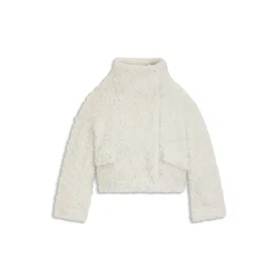Hugo Boss X Steiff Teddy Coat In A Relaxed Fit In White