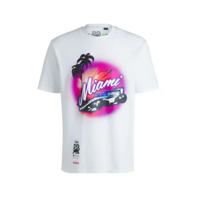 Hugo Boss X Vcarb Fanwear T-shirt With Miami Artwork