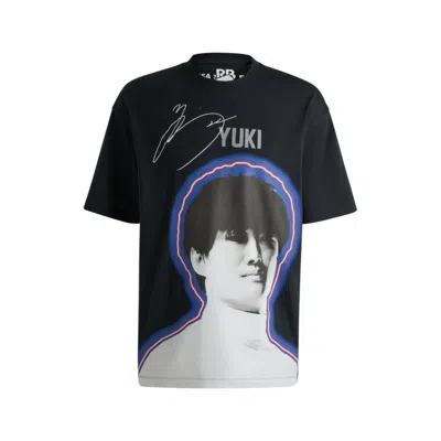 Hugo Boss X Vcarb Fanwear T-shirt With Yuki Tsunoda Photo Artwork In Black