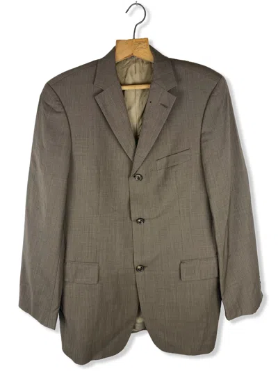 Pre-owned Hugo Boss X Vintage 90's Vintage Hugo Boss Brown Blazer M294 In Light Brown