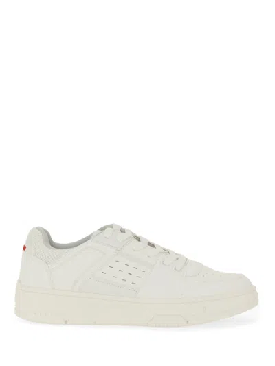 Hugo Boss Yarrow Low-top Minimalist Polyester Sneakers In Multi
