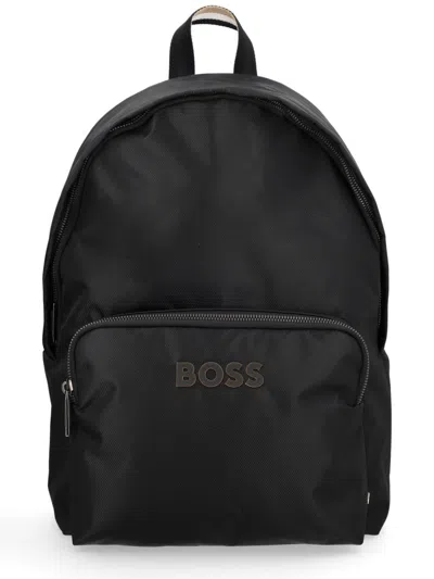 Hugo Boss Logo-detail Backpack In White