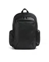 Hugo Boss Leather-effect Recycled Polyester Backpack In Purple