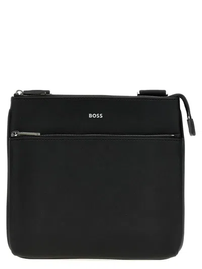 Hugo Boss Zair S Crossbody Bag In Black