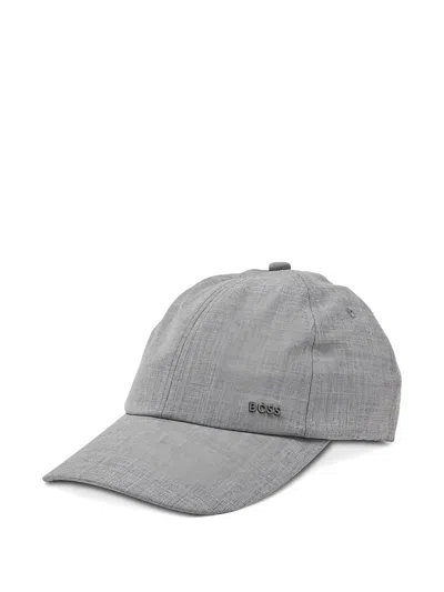Hugo Boss Zed Baseball Cap In Gray