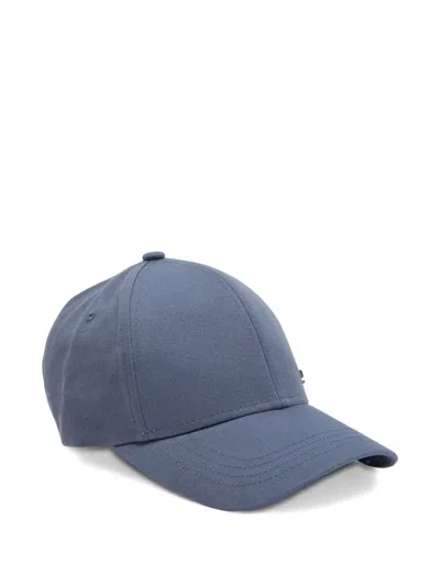 Hugo Boss Zed Boss Me Logo-plaque Baseball Cap In Blue