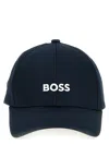 Hugo Boss Boss Baseball Cap With Embroidered Logo Men In Black