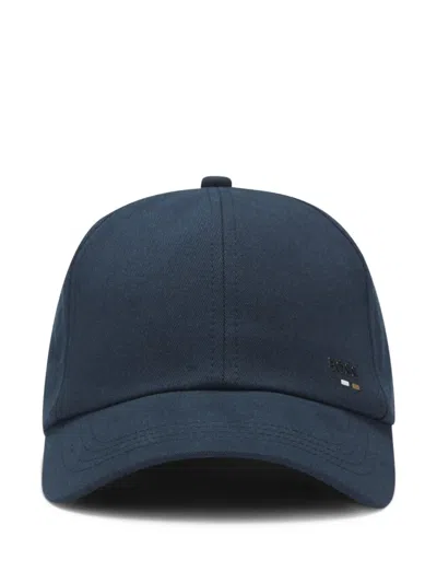 Hugo Boss Zed Logo Strap Baseball Cap In Blue