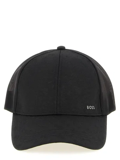 Hugo Boss Zed Trucker Cap In Brown