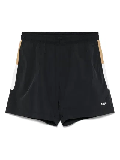 Hugo Boss Zepha Swim Shorts In Schwarz