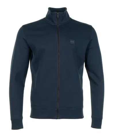 Hugo Boss Zestart Full Zip Sweatshirt Dark Blue