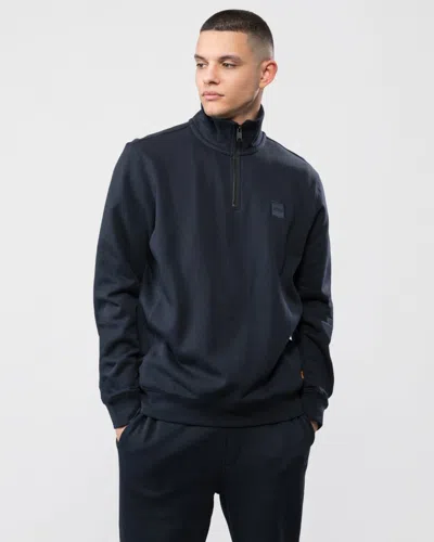Hugo Boss Zetrust Mens 1/4 Zip Sweatshirt