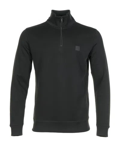 Hugo Boss Zetrust Quarter Zip Sweatshirt Black