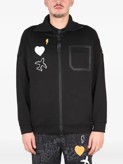 Hugo Boss Boss Men Sweatshirt With Logo In Black