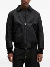 Hugo Boss Zip-fastening Bomber Jacket In Black