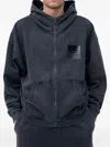 Hugo Boss Zip-fastening Hoodie In Blue
