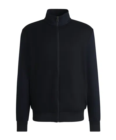Hugo Boss Zip-fastening Jacket In Black