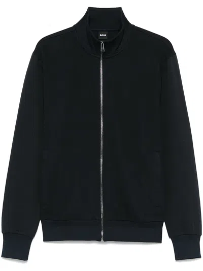 Hugo Boss Jacke Mit Reissverschluss In Blau