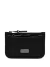 Hugo Boss Zip-fastening Leather Wallet In Black
