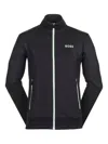 Hugo Boss Black Zip Jacket With Contrast Logo In Black