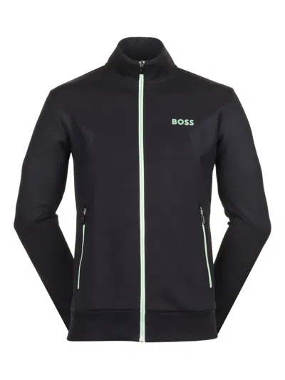 HUGO BOSS ZIP-FASTENING LOGO JACKET