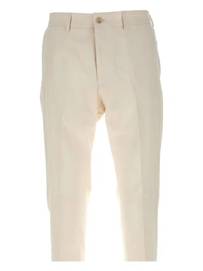 Hugo Boss Zip-fly Side-pocket Trousers In Neutral