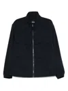 Hugo Boss Zip-front Pocket Jacket In Black