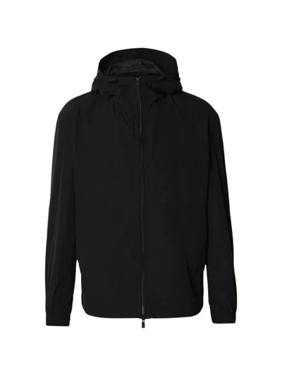 Hugo Boss Zip Hooded Jacket In Black