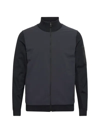 Hugo Boss Long-sleeved Casual Jacket In Black