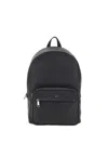 Hugo Boss Zip-pocket Backpack In Black