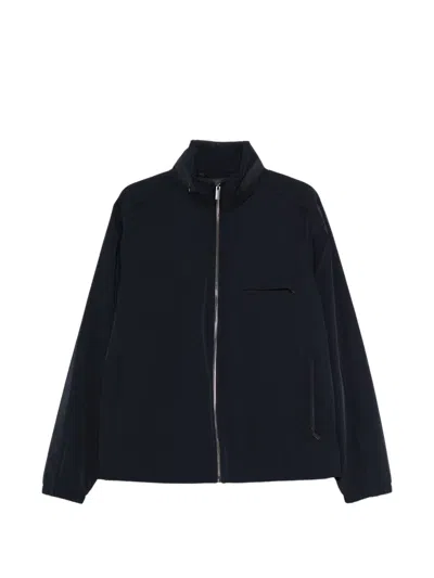 Hugo Boss Zip-pocket Bomber Jacket In Blue