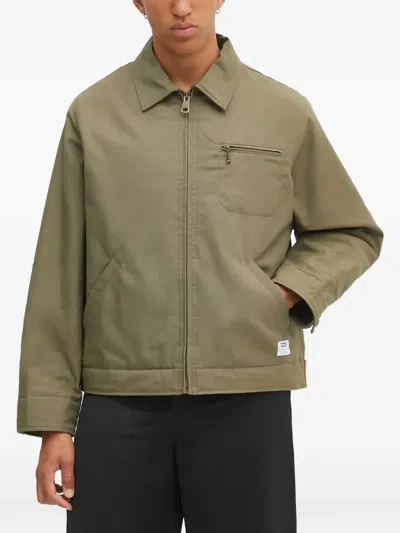 Hugo Boss Zip Pocket Jacket In Green