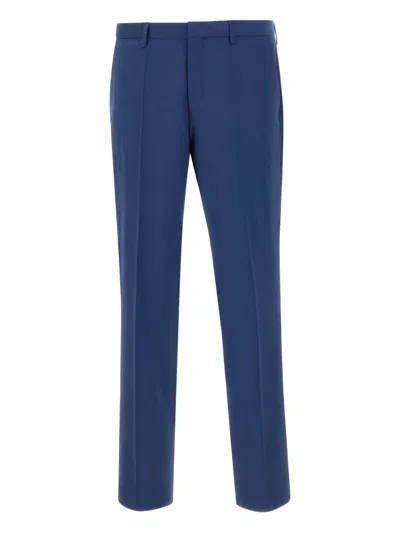 Hugo Boss Zip-pocket Trousers In Blue
