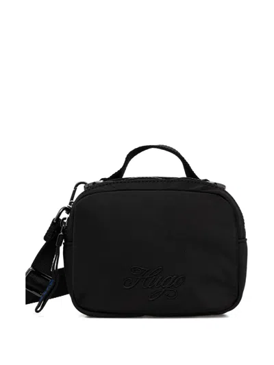 Hugo Boss Zip Tote Bag In Black