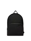 Hugo Boss Zip-up Backpack In Black