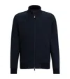 Hugo Boss Zip-up Bomber Jacket In Blue