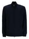 Hugo Boss Zip-up Cardigan In Black