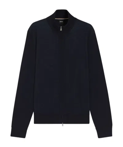 HUGO BOSS ZIP-UP CARDIGAN